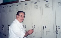  Richard Conas finds his old locker