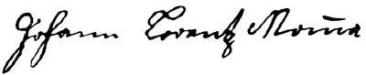 Signatures of Johann Lorantz Momma [3]