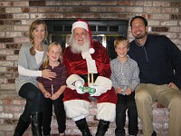  Santa with Tricia, Grace, Gavin & Sherman Dausses