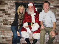  Santa with Stephanie Hoover & Eddie Schoennagel
