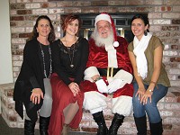  Santa with Cherie & Elizabeth Salamanca and Jessi Cutter
