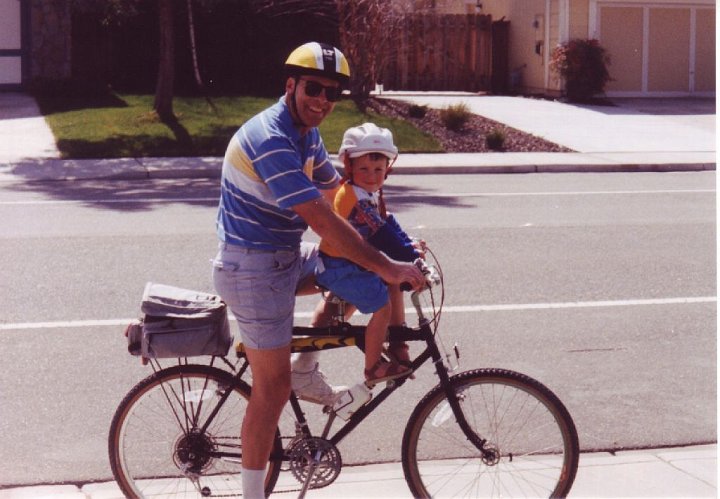 1993_03_31_Gdad+T.jpg - March 1993 bike ride