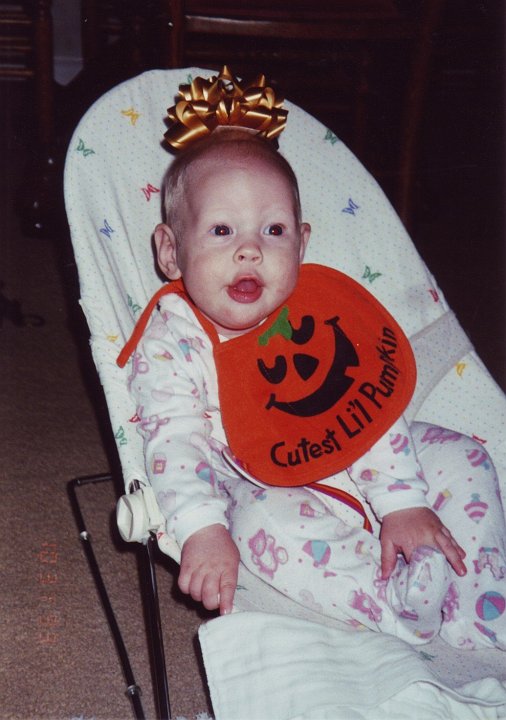 1993_10_Steph.jpg - "The pumpkin" - October 1993