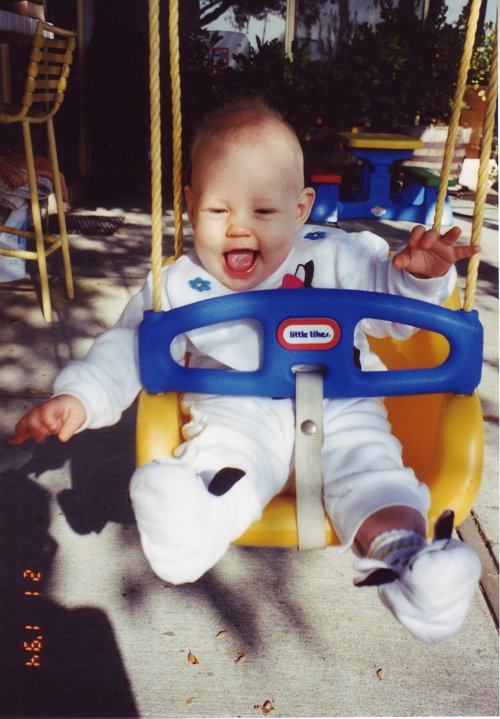 1994_01_21_Steph1.jpg - having fun on the swing - January 21, 1994