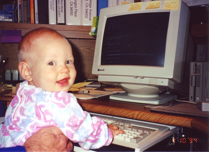 1994_xx_Steph.jpg - The computer whiz - 1994