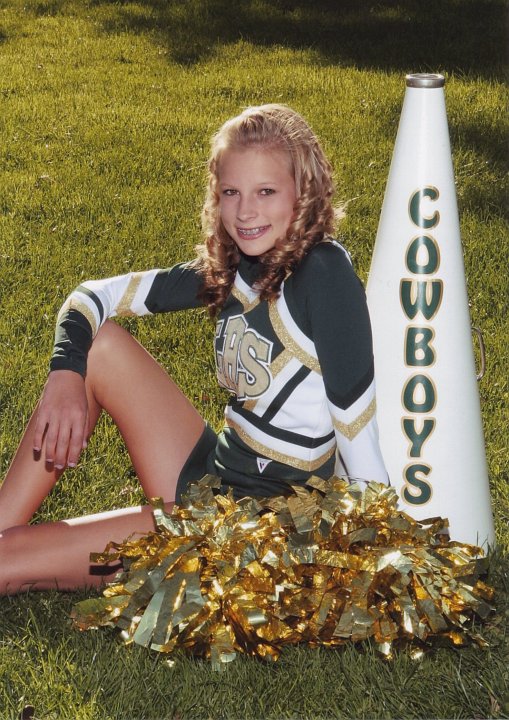 2007_10_Steph.jpg - Fall 2007 - Freshman cheerleading team