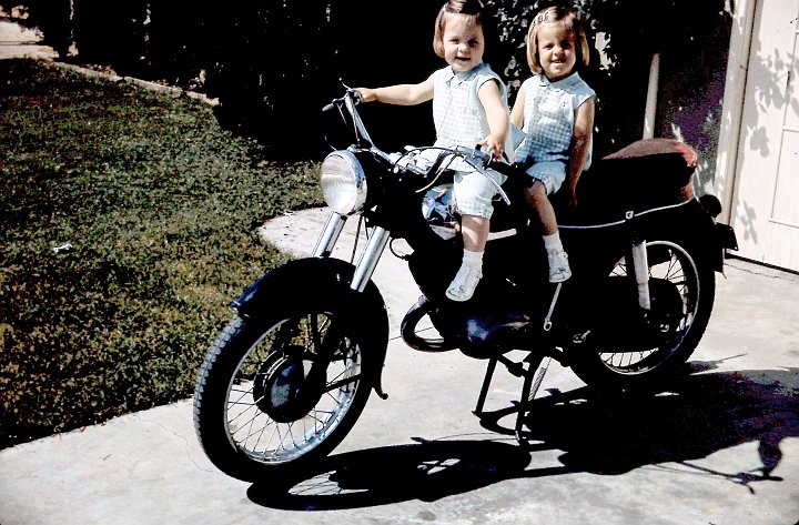 1962_04.jpg - Sitting on the Zundapp motorcycle - April 1962