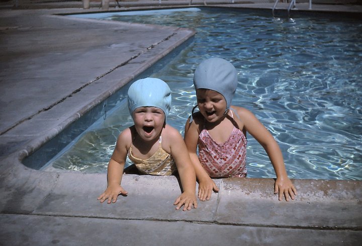 1962_08b.jpg - The swimmers, August 1962