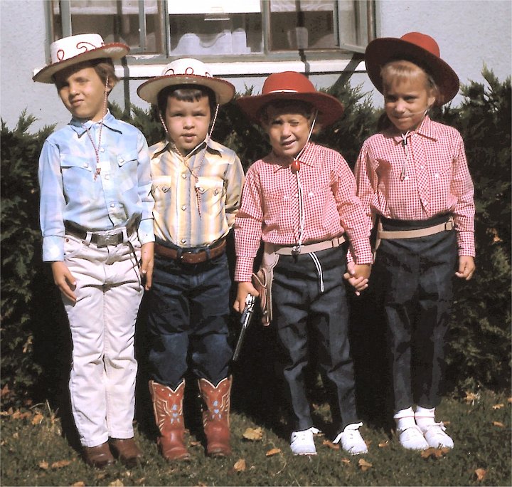 1964_06.jpg - Dressed up for the rodeo with the Custers - July 1964