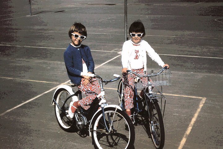 1965_03.jpg - Riding bikes - March 1965