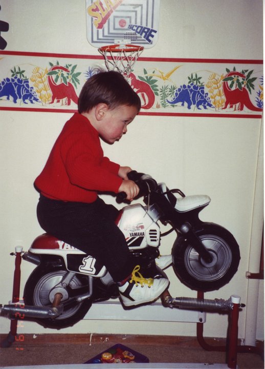 1991_12_24_Thoov.jpg - The motorcycle rider - December 24, 1991