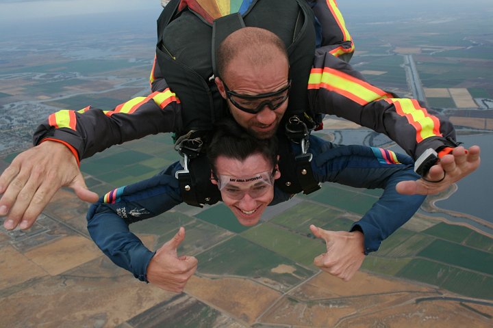 2008_10_03_Thoov.jpg - October 2008 - Travis' "right of passage" - his first time skydiving and without his mother's blessing!